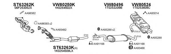 Система выпуска ОГ VENEPORTE 800480