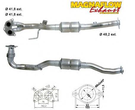 Катализатор MAGNAFLOW 78009