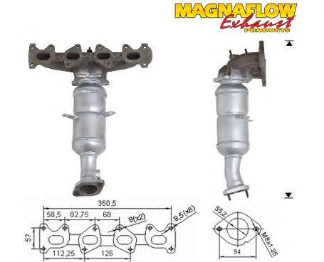 Катализатор MAGNAFLOW 71810