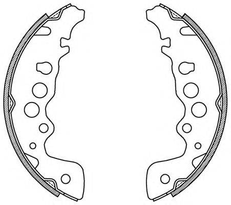 Комплект тормозных колодок OPEN PARTS BSA2017.00