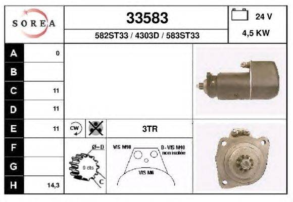 Стартер EAI 33583