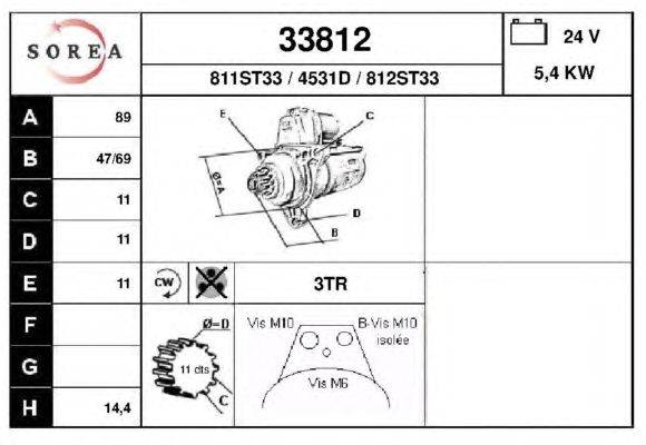 Стартер EAI 33812