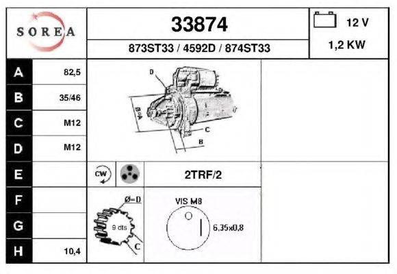 Стартер EAI 33874