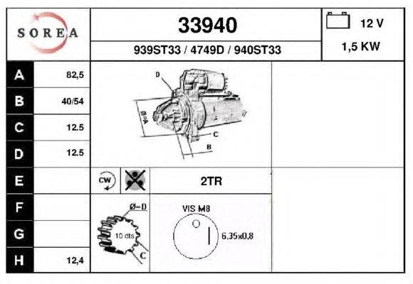 Стартер EAI 33940