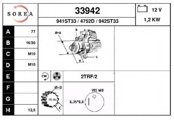 Стартер EAI 33942