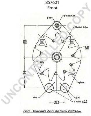 Генератор PRESTOLITE ELECTRIC 857565