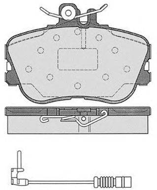 Комплект тормозных колодок, дисковый тормоз RAICAM 14821