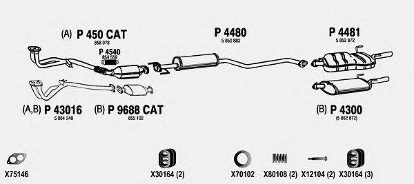 Система выпуска ОГ FENNO OP211