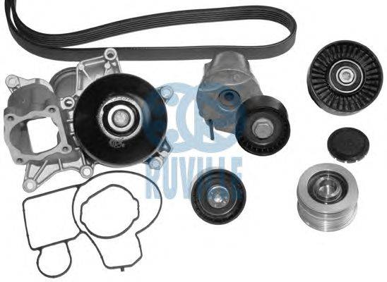 Водяной насос + комплект ручейковых ремней SCHAEFFLER GRUPPE 529001430