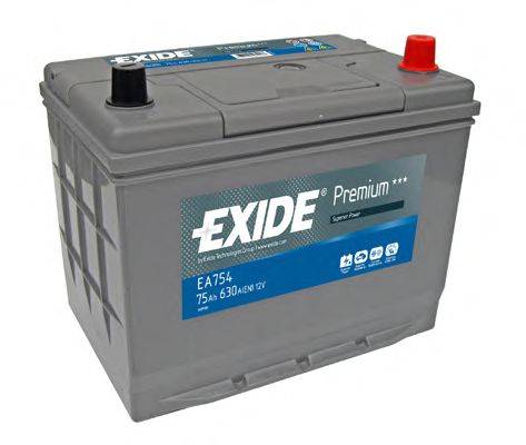 Стартерная аккумуляторная батарея; Стартерная аккумуляторная батарея EXIDE EA754