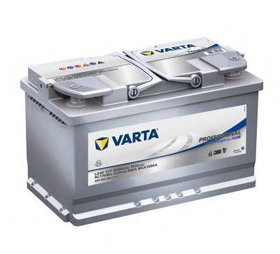 Стартерная аккумуляторная батарея; Стартерная аккумуляторная батарея VARTA LA80