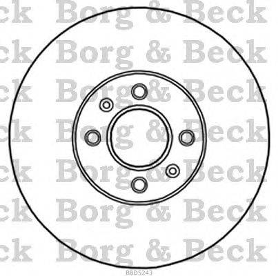 Тормозной диск BORG & BECK BBD5243