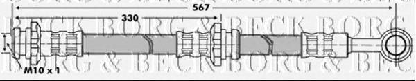 Тормозной шланг Brake ENGINEERING 77453