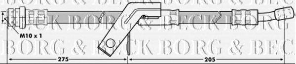 Тормозной шланг BORG & BECK BBH7046