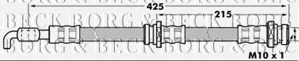 Тормозной шланг BORG & BECK BBH7099