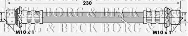 Тормозной шланг BORG & BECK BBH7102
