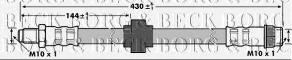 Тормозной шланг BORG & BECK BBH7177