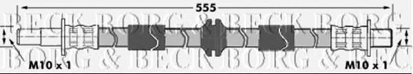 Тормозной шланг BORG & BECK BBH7305
