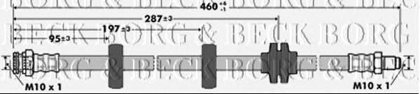 Тормозной шланг BORG & BECK BBH7373