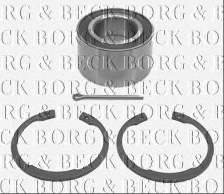 Комплект подшипника ступицы колеса BORG & BECK BWK056