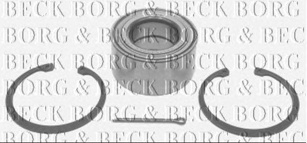 Комплект подшипника ступицы колеса BORG & BECK BWK067