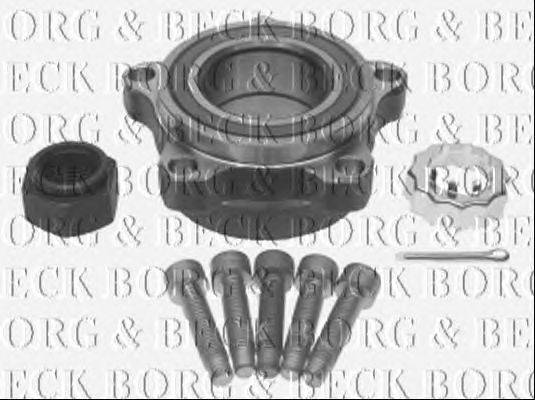 Комплект подшипника ступицы колеса BORG & BECK BWK1082