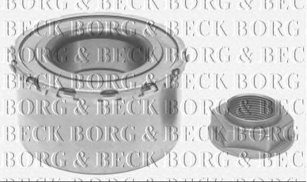 Комплект подшипника ступицы колеса BORG & BECK BWK1128