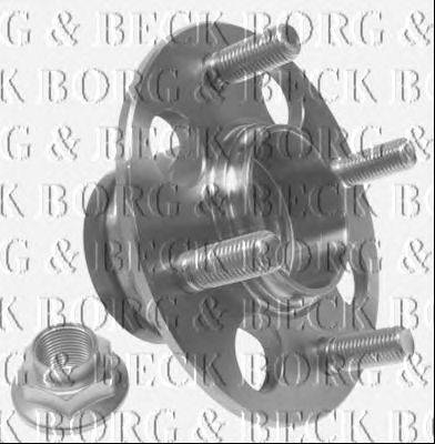 Комплект подшипника ступицы колеса BORG & BECK BWK1214