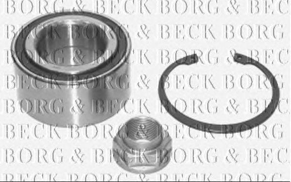 Комплект подшипника ступицы колеса BORG & BECK BWK533