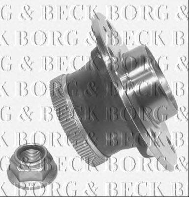 Комплект подшипника ступицы колеса BORG & BECK BWK633