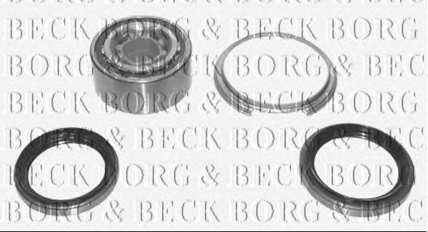 Комплект подшипника ступицы колеса BORG & BECK BWK684