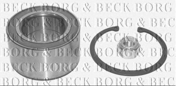 Комплект подшипника ступицы колеса BORG & BECK BWK701