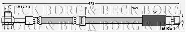 Тормозной шланг BORG & BECK BBH7900