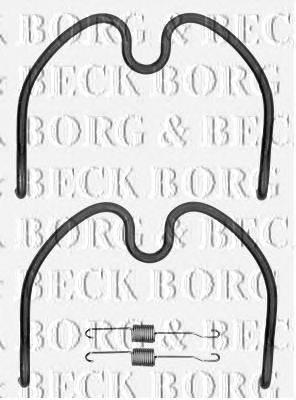 Комплектующие, колодки дискового тормоза BORG & BECK BBK6193