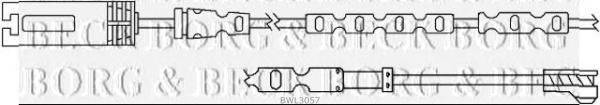 Сигнализатор, износ тормозных колодок BORG & BECK BWL3057