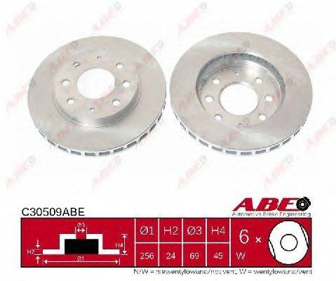 Тормозной диск ABE C30509ABE