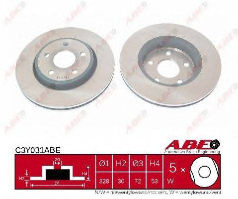 Тормозной диск ABE C3Y031ABE