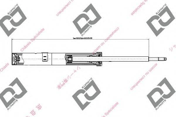 Амортизатор DJ PARTS DS1075HS