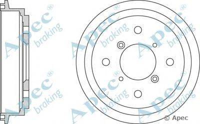 Тормозной барабан APEC braking DRM9162