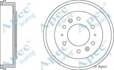 Тормозной барабан APEC braking DRM9714