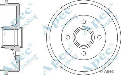 Тормозной барабан APEC braking DRM9905