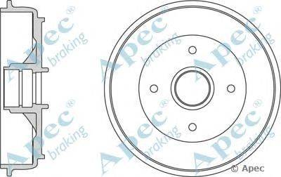 Тормозной барабан APEC braking DRM9961