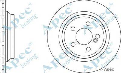 Тормозной диск APEC braking DSK2145