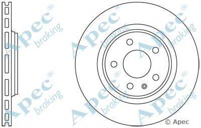 Тормозной диск APEC braking DSK2315