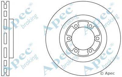Тормозной диск APEC braking DSK2321