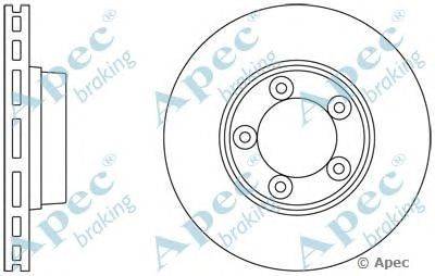 Тормозной диск APEC braking DSK2340