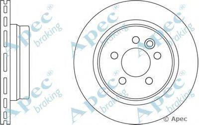 Тормозной диск APEC braking DSK2373