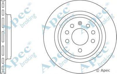 Тормозной диск APEC braking DSK2385