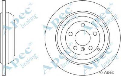 Тормозной диск APEC braking DSK2386