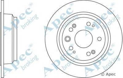 Тормозной диск APEC braking DSK2494